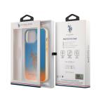 Maska Futrola Polo Gradient Case With Dyed - Bumper & Horse Logo za Iphone 14 Pro Max plavo-narandzasta Full ORG (USHCP14XELOB) slika 5