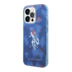 Maska Futrola Polo With Tie&Dye Design Horse Logo za Iphone 14 Pro Max plava Full ORG (USHCP14XUTIB) cena 3000 din slika