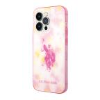 Maska Futrola Polo With Tie&Dye Design Horse Logo za Iphone 14 Pro pink Full ORG (USHCP14LUTIP) cena 3000 din slika