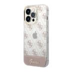 Maska Futrola GUESS Electro Script Hard za Iphone 14 Pro pink Full ORG (GUHCP14LHG4MH P) cena 4500 din slika