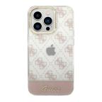 Maska Futrola GUESS Electro Script Hard za Iphone 14 Pro pink Full ORG (GUHCP14LHG4MH P) slika 2