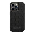 Maska Futrola Karl Lagerfeld 3D Monogram za Iphone 14 Pro crna Full ORG (KLHCP14LRUPKL) slika 2