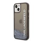 Maska Futrola Karl Lagerfeld Liquid Glitter Elong za Iphone 14 crna Full ORG (KLHCP14SLCKVK) cena 4500 din slika