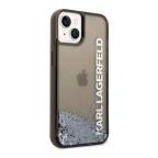 Maska Futrola Karl Lagerfeld Liquid Glitter Elong za Iphone 14 crna Full ORG (KLHCP14SLCKVK) slika 3