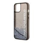 Maska Futrola Karl Lagerfeld Liquid Glitter Elong za Iphone 14 crna Full ORG (KLHCP14SLCKVK) slika 4