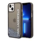 Maska Futrola Karl Lagerfeld Liquid Glitter Elong za Iphone 14 crna Full ORG (KLHCP14SLCKVK) slika 5
