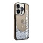 Maska Futrola Karl Lagerfeld Liquid Glitter Elong za Iphone 14 Pro crna Full ORG (KLHCP14LLCKVK) slika 3