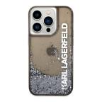 Maska Futrola Karl Lagerfeld Liquid Glitter Elong za Iphone 14 Pro Max crna Full ORG (KLHCP14XLCKVK) slika 2