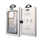 Maska Futrola Karl Lagerfeld Liquid Glitter Elong za Iphone 14 Pro Max crna Full ORG (KLHCP14XLCKVK) slika 6