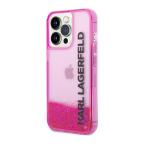 Maska Futrola Karl Lagerfeld Liquid Glitter Elong za Iphone 14 Pro Max pink Full ORG (KLHCP14XLCKVF) cena 4500 din slika