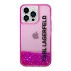 Maska Futrola Karl Lagerfeld Liquid Glitter Elong za Iphone 14 Pro Max pink Full ORG (KLHCP14XLCKVF) slika 2
