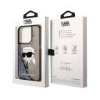 Maska Futrola Karl Lagerfeld Liquid Glitter NFT Karl's Head Hard za Iphone 14 Pro Max crna Full ORG (KLHCP14XLNKHC) slika 6