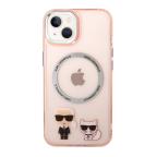Maska Futrola Karl Lagerfeld Magsafe With Ring za Iphone 14 Plus pink Full ORG (KLHMP14MHKCP) slika 2