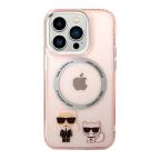 Maska Futrola Karl Lagerfeld Magsafe With Ring za Iphone 14 Pro pink Full ORG (KLHMP14LHKCP) slika 2