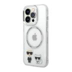 Maska Futrola Karl Lagerfeld Magsafe With Ring za Iphone 14 Pro bela Full ORG (KLHMP14LHKCT) cena 2000 din slika