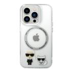 Maska Futrola Karl Lagerfeld Magsafe With Ring za Iphone 14 Pro bela Full ORG (KLHMP14LHKCT) slika 2