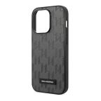 Maska Futrola Karl Lagerfeld Saffiano Monogram With Metal Plate Logo za Iphone 14 Pro siva Full ORG (KLHCP14LSAKLH) slika 5