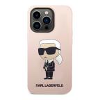 Maska Futrola silikon Karl Lagerfeld NFT Ikonik Hard Case za Iphone 14 Pro pink Full ORG (KLHCP14LSNIKBC) slika 2