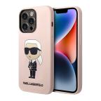 Maska Futrola silikon Karl Lagerfeld NFT Ikonik Hard Case za Iphone 14 Pro pink Full ORG (KLHCP14LSNIKBC) slika 4