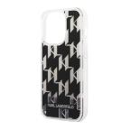 Maska Futrola Karl largerfeld Liquid Glitter Monogram Pattern & Multicolor Glitter za Iphone 14 Pro Max srebrna Full ORG (KLHCP14XLMNMS) slika 5
