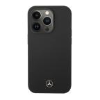 Maska Futrola silikon Mercedes-Benz Magsafe Liquid Silicone with Microfiber Lining za Iphone 14 Pro crna Full ORG (MEHMP14LSILBK) slika 2