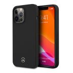 Maska Futrola silikon Mercedes-Benz Magsafe Liquid Silicone with Microfiber Lining za Iphone 14 Pro crna Full ORG (MEHMP14LSILBK) slika 4