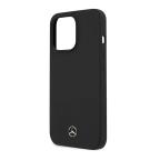 Maska Futrola silikon Mercedes-Benz Magsafe Liquid Silicone with Microfiber Lining za Iphone 14 Pro crna Full ORG (MEHMP14LSILBK) slika 5