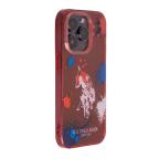 Maska Futrola Polo With Splatter Pattern & Horse Logo za Iphone 14 Pro crvena Full ORG (USHCP14LUDER) slika 3