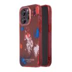 Maska Futrola Polo With Splatter Pattern & Horse Logo za Iphone 14 Pro Max crvena Full ORG (USHCP14XUDER) slika 4