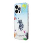 Maska Futrola Polo Gradient With Splattered Pattern & Horse Logo za Iphone 14 Pro Max plava Full ORG (USHCP14XUARTB) cena 3000 din slika