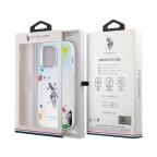 Maska Futrola Polo Gradient With Splattered Pattern & Horse Logo za Iphone 14 Pro Max plava Full ORG (USHCP14XUARTB) slika 5