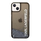 Maska Futrola Karl Lagerfeld Liquid Glitter Elong Hard za Iphone 14 Plus crna Full ORG (KLHCP14MLCKVK) slika 2