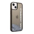 Maska Futrola Karl Lagerfeld Liquid Glitter Elong Hard za Iphone 14 Plus crna Full ORG (KLHCP14MLCKVK) slika 3