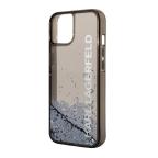 Maska Futrola Karl Lagerfeld Liquid Glitter Elong Hard za Iphone 14 Plus crna Full ORG (KLHCP14MLCKVK) slika 4