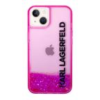 Maska Futrola Karl Lagerfeld Liquid Glitter Elong Hard za Iphone 14 Plus pink Full ORG (KLHCP14MLCKVF) slika 2