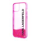 Maska Futrola Karl Lagerfeld Liquid Glitter Elong Hard za Iphone 14 Plus pink Full ORG (KLHCP14MLCKVF) slika 4