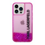 Maska Futrola Karl Lagerfeld Liquid Glitter Elong Hard za Iphone 14 Pro pink Full ORG (KLHCP14LLCKVF) slika 2