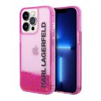 Maska Futrola Karl Lagerfeld Liquid Glitter Elong Hard za Iphone 14 Pro pink Full ORG (KLHCP14LLCKVF) slika 5