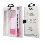 Maska Futrola Karl Lagerfeld Liquid Glitter Elong Hard za Iphone 14 Pro pink Full ORG (KLHCP14LLCKVF) slika 6