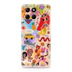 Maska Futrola ULTRA TANKI PRINT CLEAR za Honor X6 ND0326 cena 2500 din slika