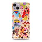 Maska Futrola ULTRA TANKI PRINT CLEAR za iPhone 14 Plus (6.7) ND0326 cena 2500 din slika