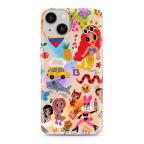 Maska Futrola ULTRA TANKI PRINT CLEAR za iPhone 14 (6.1) ND0326 cena 2500 din slika