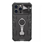 Maska Futrola Nillkin Cam Shield Armor Pro Magnetic za iPhone 14 Pro Max 6.7 crna cena 1000 din slika