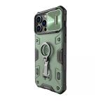 Maska Futrola Nillkin Cam Shield Armor Pro Magnetic za iPhone 14 Pro Max 6.7 zelena slika 2