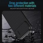Maska Futrola Nillkin Textured S za iPhone 14 6.1 crna slika 6