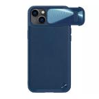 Maska Futrola Nillkin Cam Shield Leather S za iPhone 14 6.1 plava cena 1000 din slika