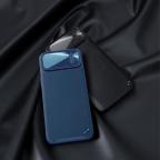 Maska Futrola Nillkin Cam Shield Leather S za iPhone 14 6.1 plava slika 7