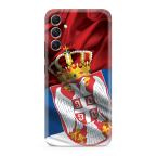 Maska Futrola ULTRA TANKI PRINT CLEAR za Samsung A346B Galaxy A34 5G SRB10 cena 1000 din slika