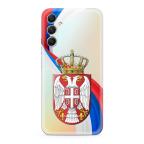 Maska Futrola ULTRA TANKI PRINT CLEAR za Samsung A346B Galaxy A34 5G SRB12 cena 1000 din slika