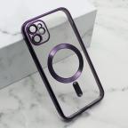 Maska Futrola CAMERA PROTECT MagSafe za iPhone 11 (6.1) ljubicasta cena 2500 din slika